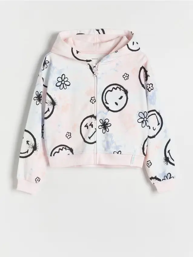 Felpa con applicazione SmileyWorld® - multicolore