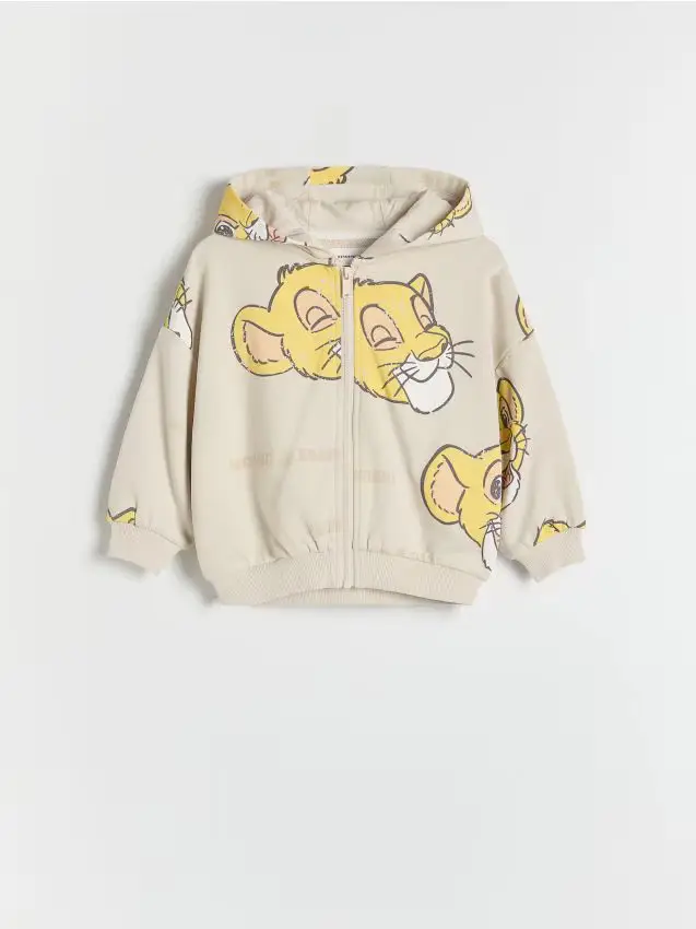 Felpa con cappuccio The Lion King - beige