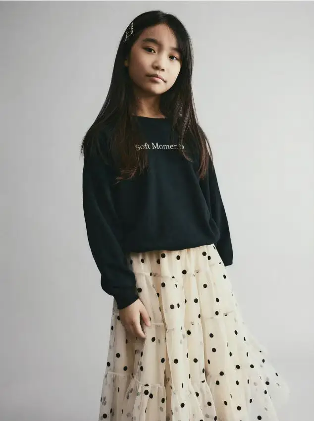 Felpa con stampa - nero