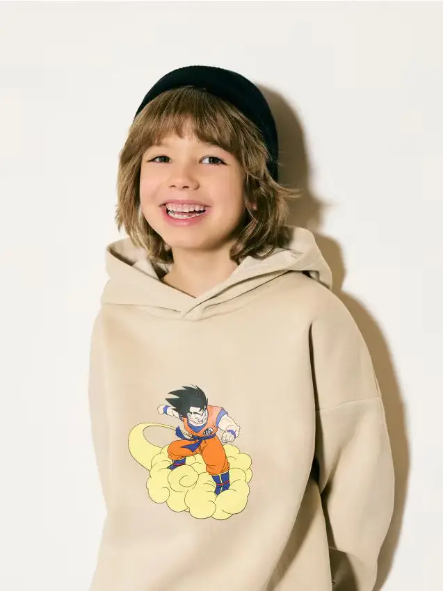 Felpa Dragon Ball - beige