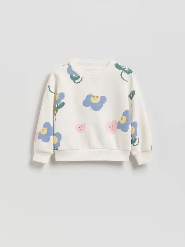 Felpa fantasia - panna