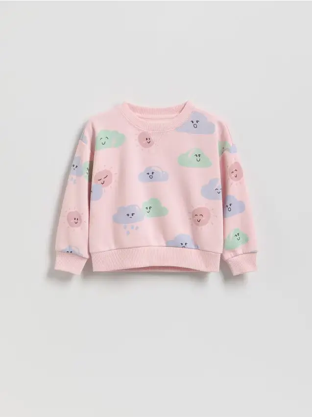 Felpa fantasia - rosa pastello