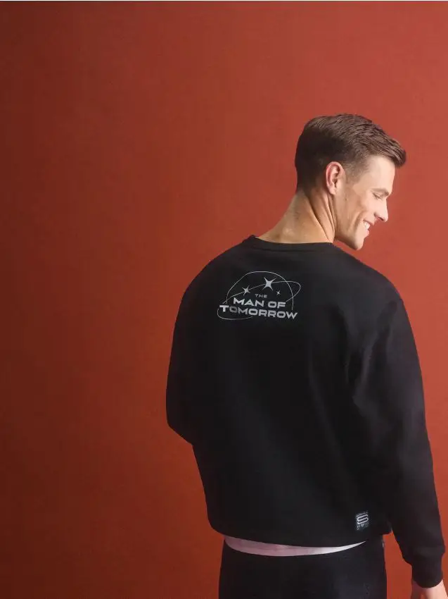 Felpa in cotone SUPERMAN™ - nero