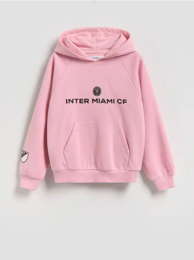 Felpa Inter Miami - rosa pastello