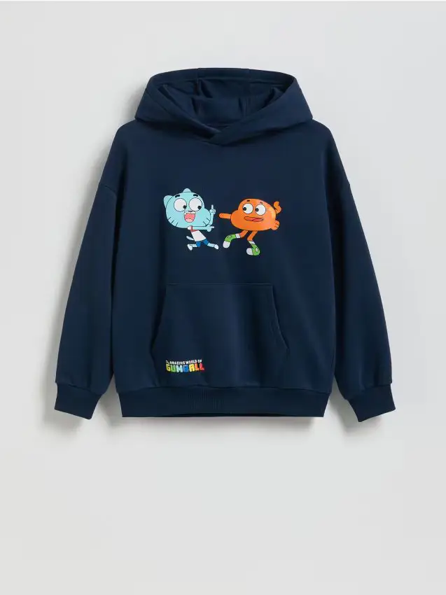 Felpa Lo straordinario mondo di Gumball - blu scuro