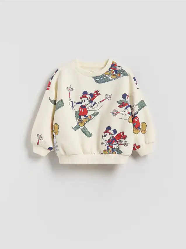 Felpa Mickey Mouse - panna