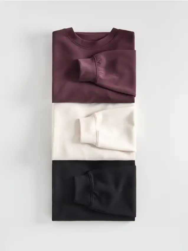 Felpa misto modal - viola scuro