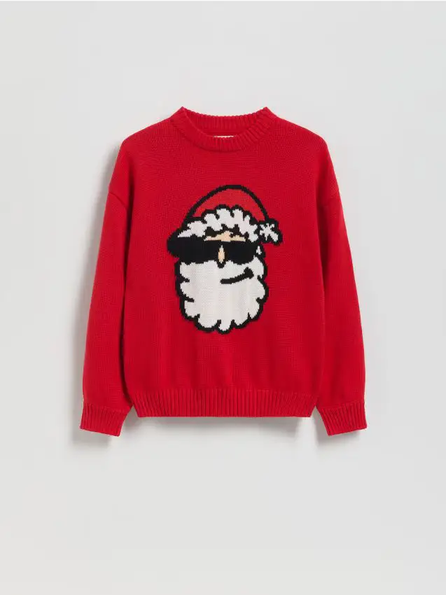 Felpa natalizia - rosso