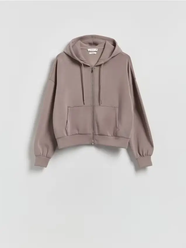 Felpa oversize - caffè