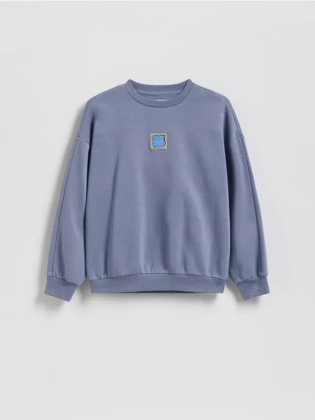 Felpa oversize in cotone - giacinto