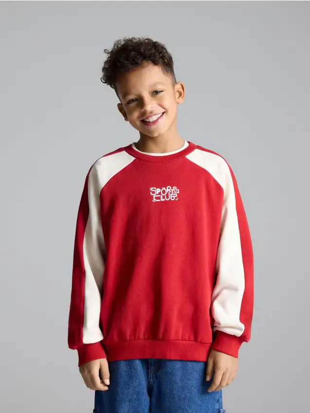 Reserved Felpa oversize - rosso