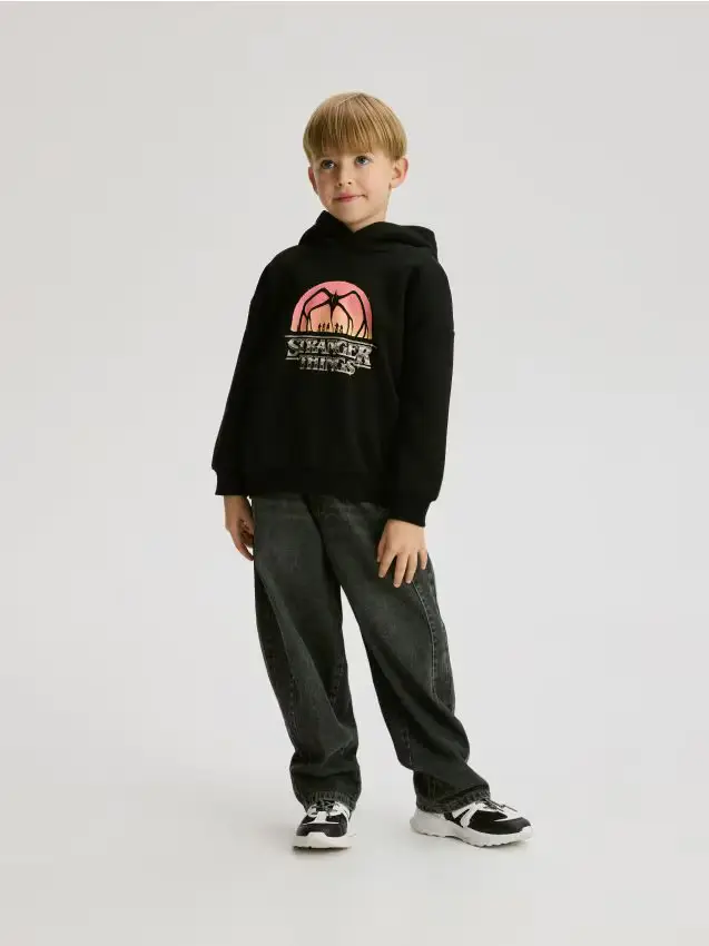 Felpa Stranger Things - nero