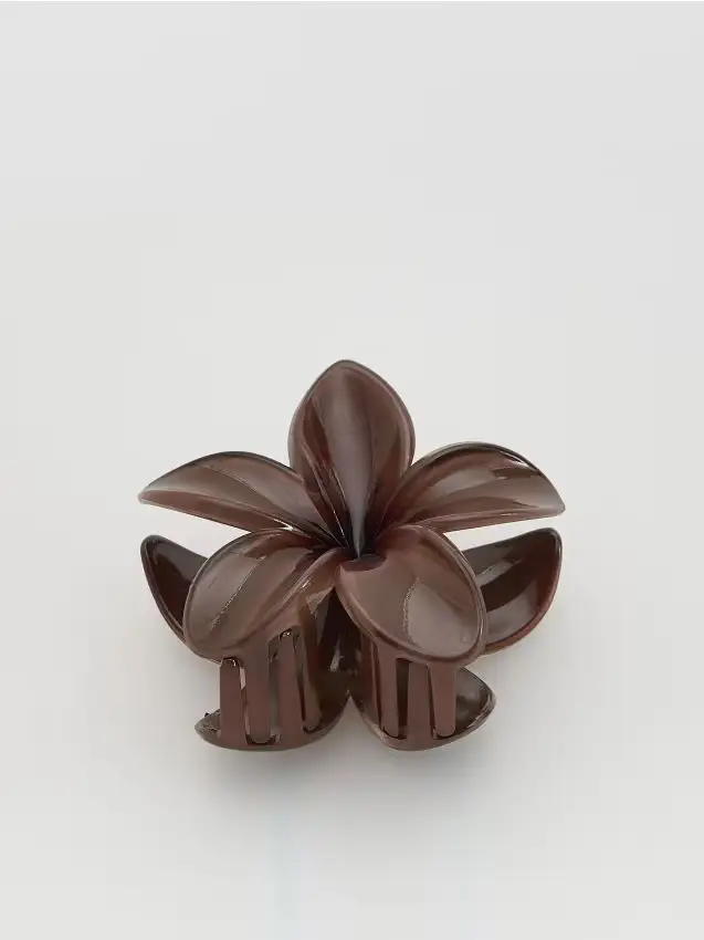 Fermaglio per capelli - marrone