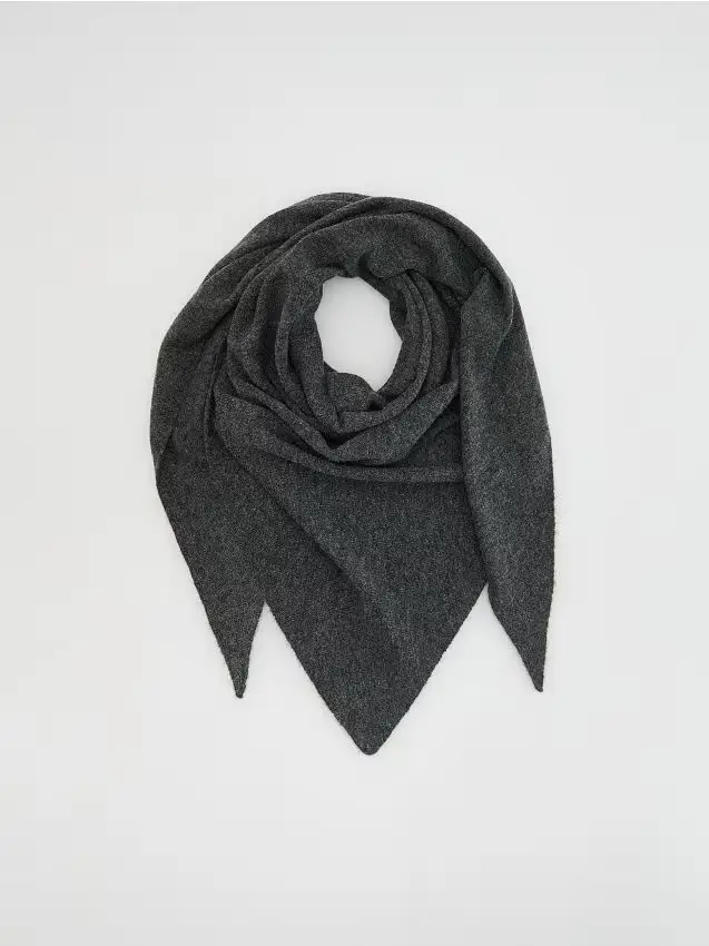 Foulard semplice - grigio scuro