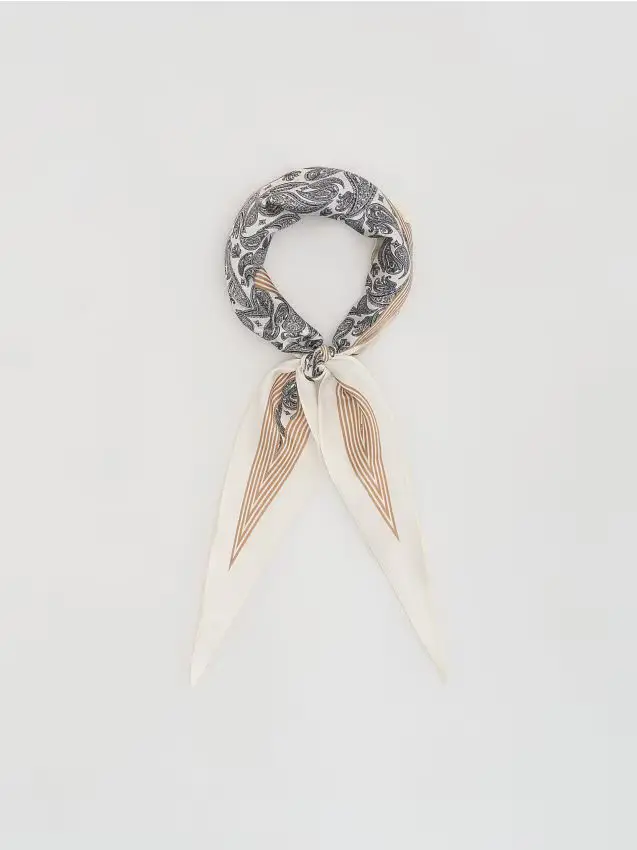 Foularino fantasia - caffè