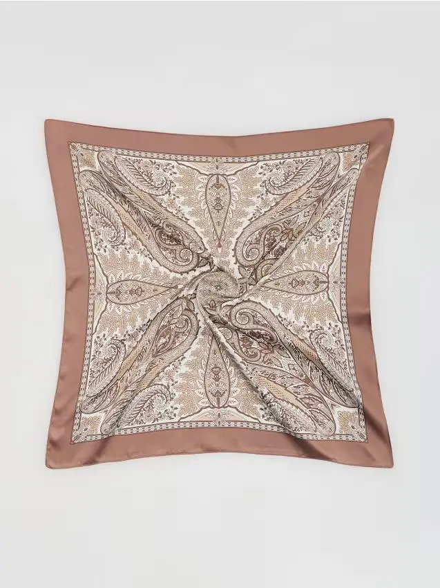 Foularino fantasia - caffè