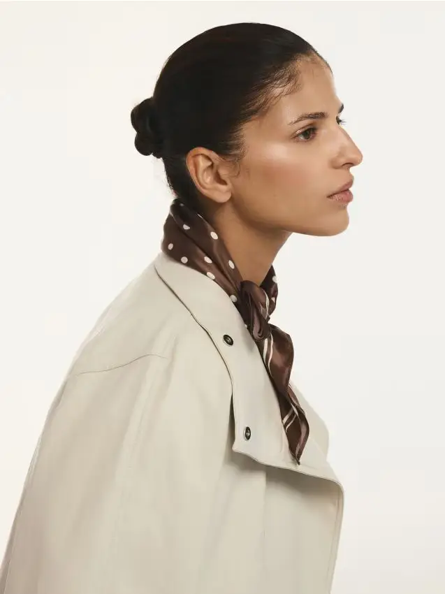 Foularino fantasia - caffè