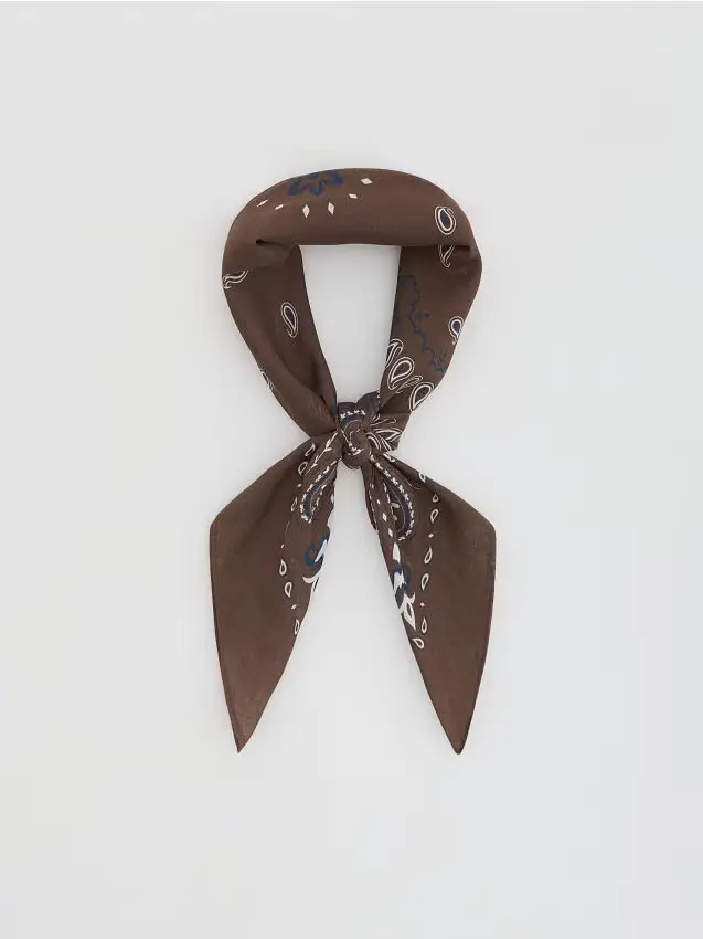 Foularino fantasia - marrone