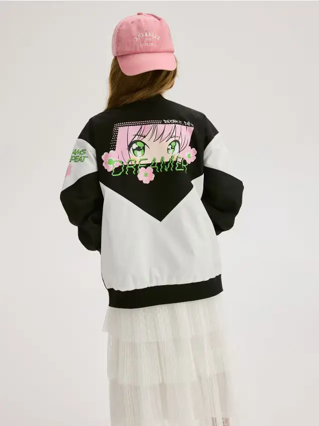 Giacca bomber leggera - nero