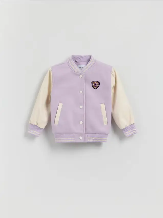 Giacca bomber Paw Patrol - orchidea