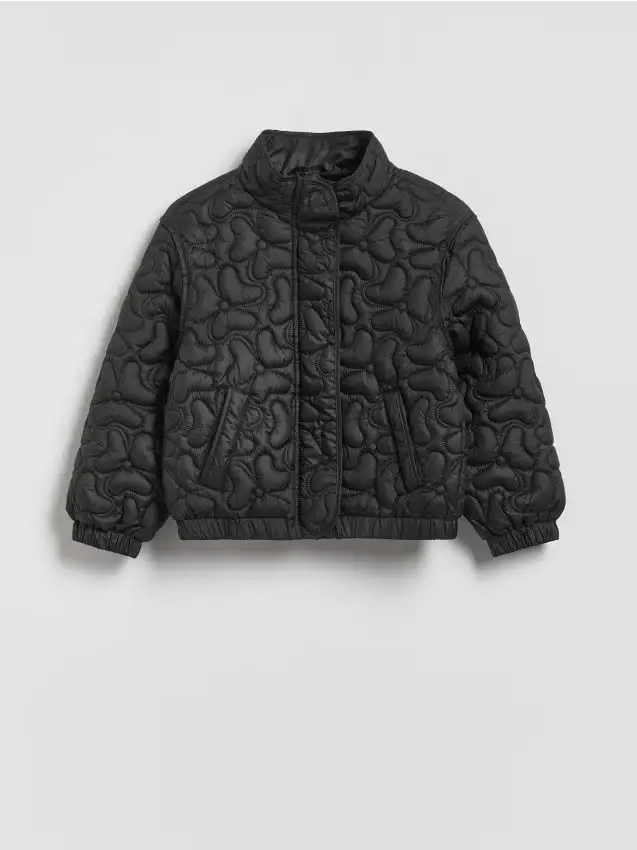 Giacca bomber trapuntata - nero