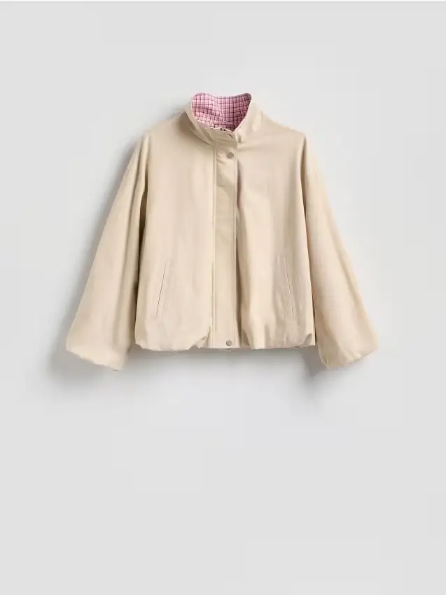 Giacca boxy fit - nude