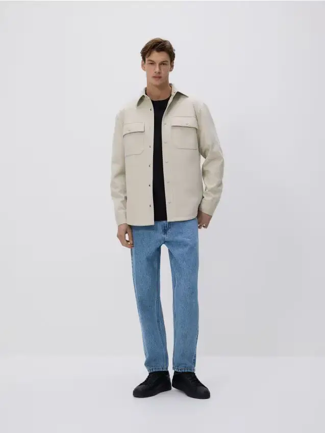 Giacca-camicia - beige