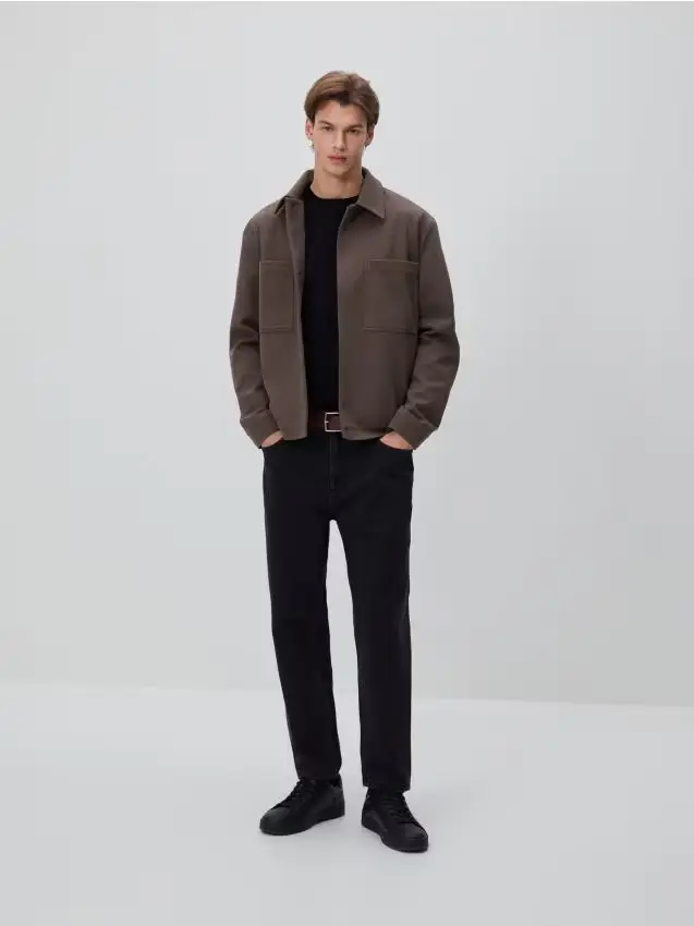 Giacca-camicia - marrone scuro