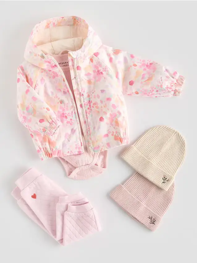 Giacca colorata con cappuccio - multicolore