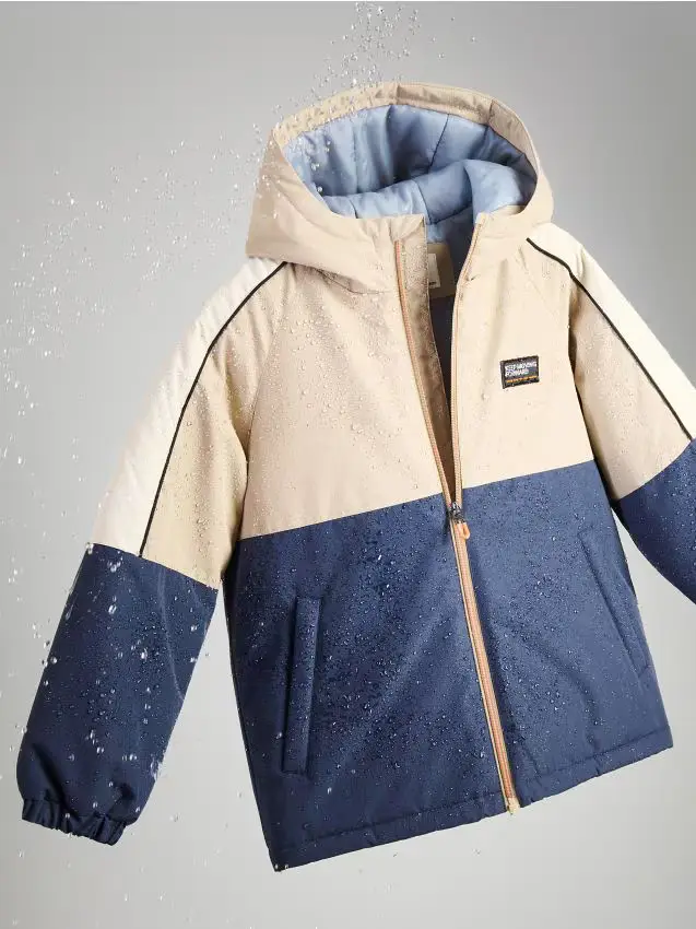 Giacca con cappuccio - beige