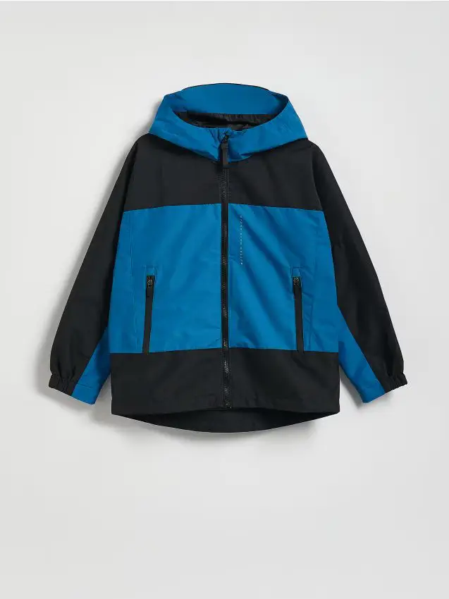 Giacca con cappuccio - blu