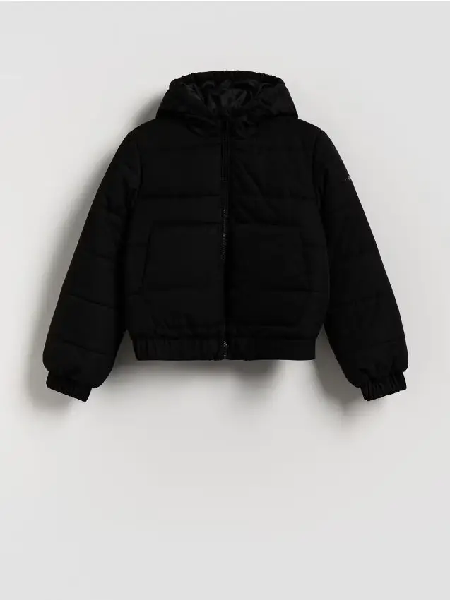Giacca con cappuccio - nero