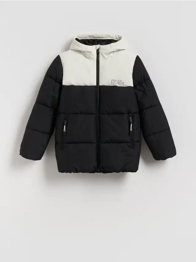 Giacca con cappuccio - nero