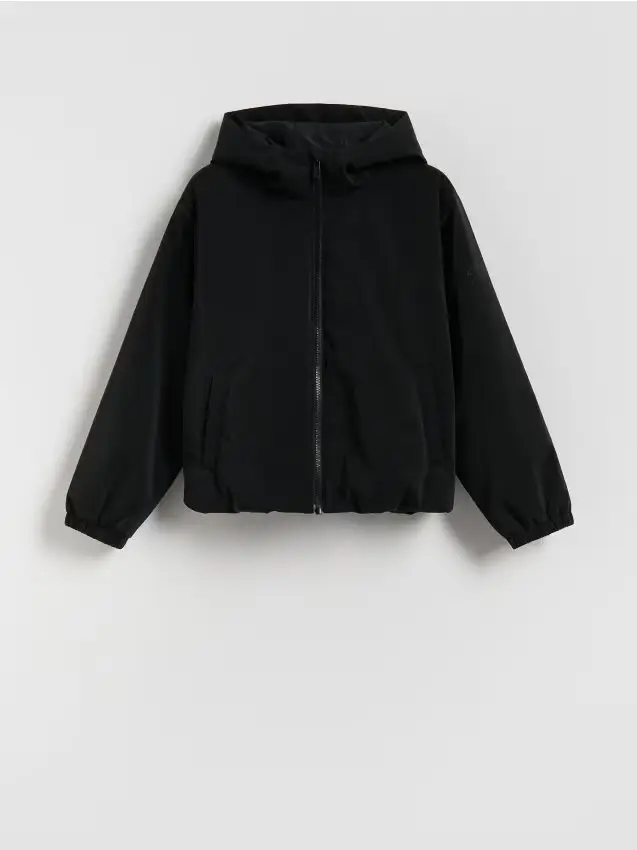 Giacca con cappuccio - nero