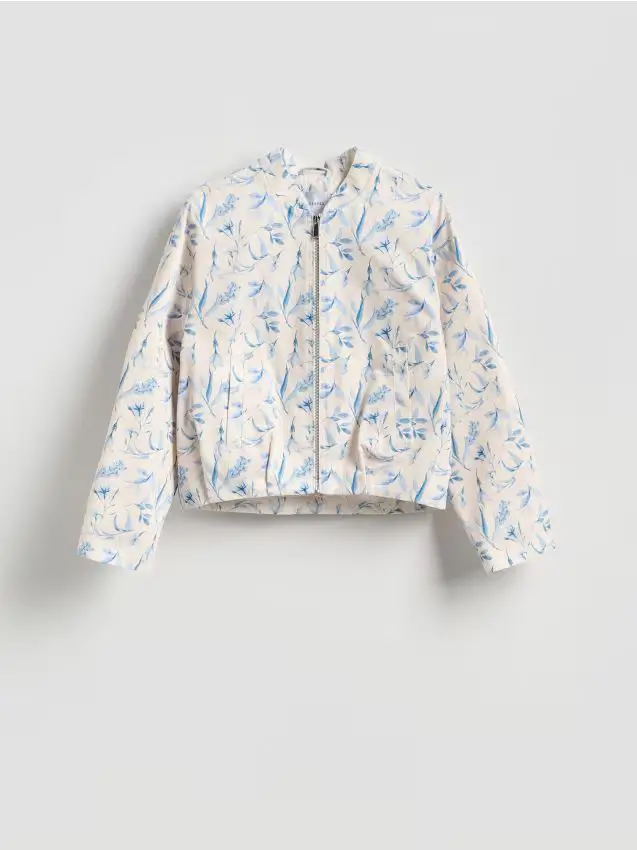 Giacca con collo rialzato - multicolore