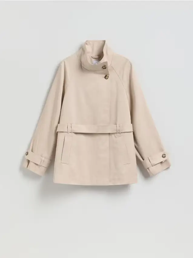 Giacca con lyocell - beige