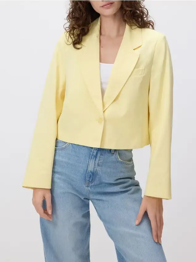 Giacca corta - giallo chiaro