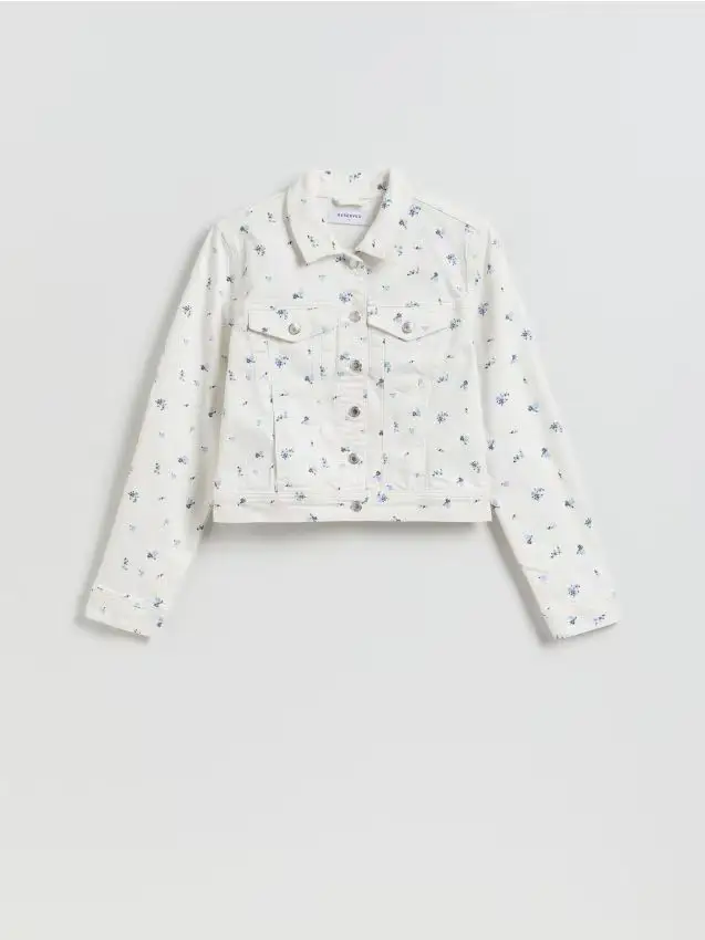 Giacca di jeans - bianco