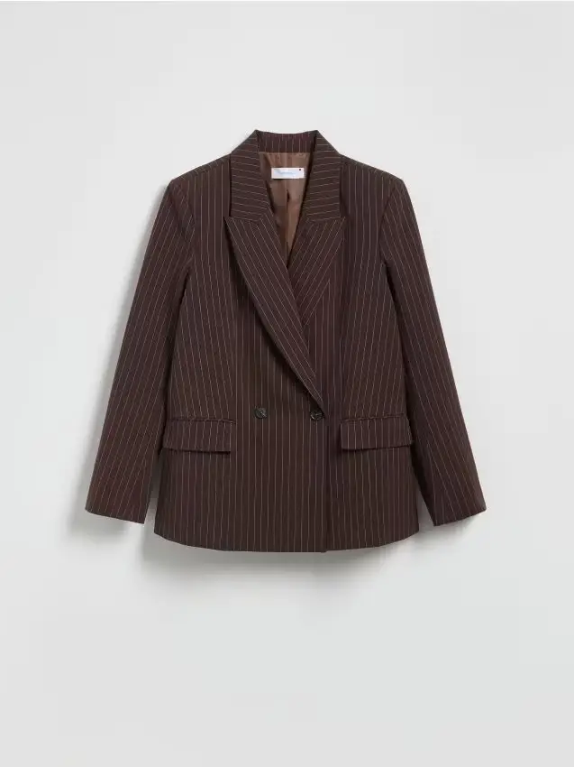 Giacca doppiopetto - marrone scuro