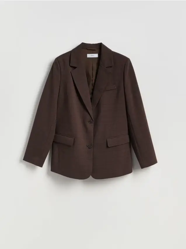 Giacca doppiopetto - marrone scuro