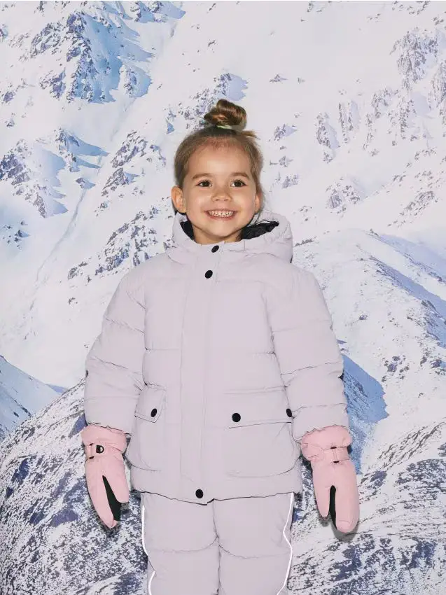 Giacca gommata con cappuccio - lavanda