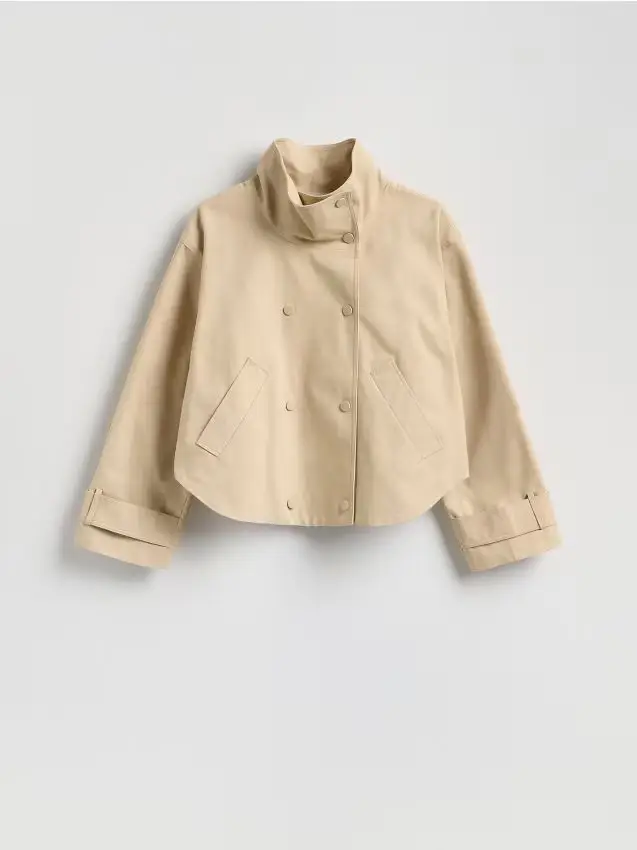 Giacca in cotone - beige