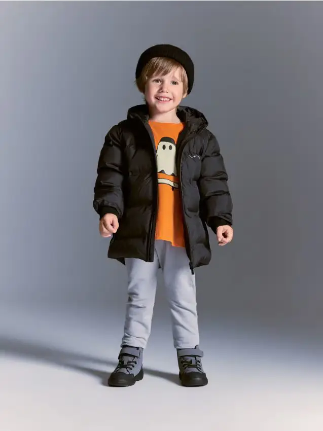 Giacca isolante con cappuccio - nero