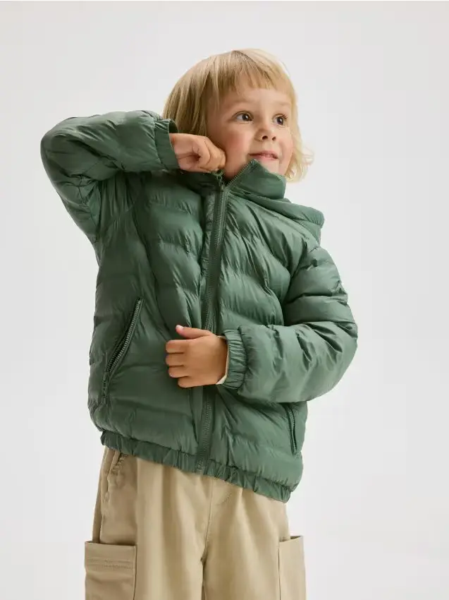 Giacca isolante imbottita - verde polveroso