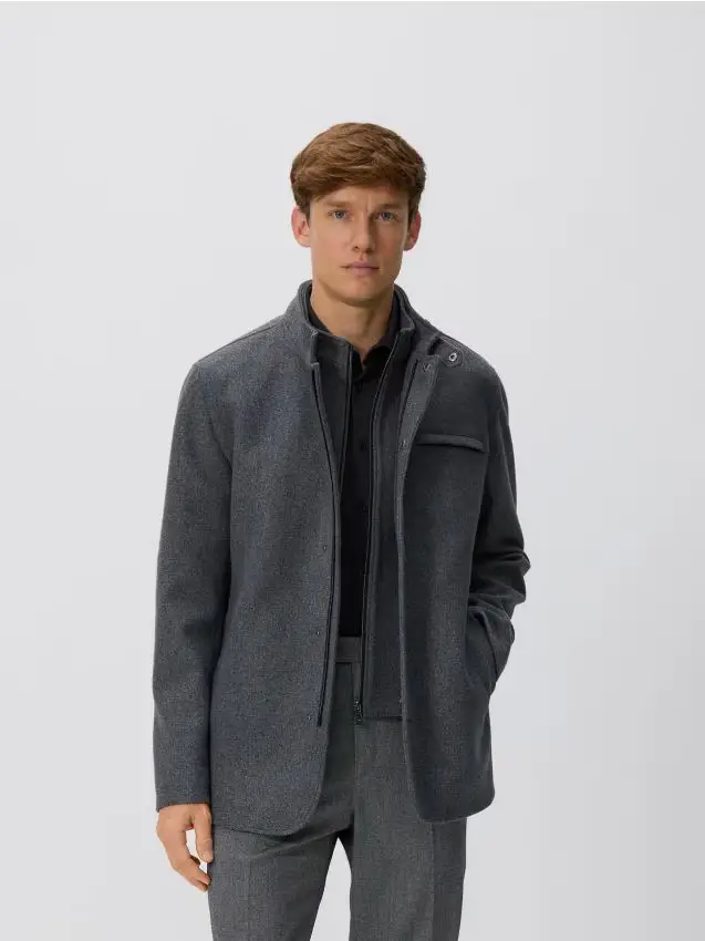 Giacca regular fit - grigio scuro