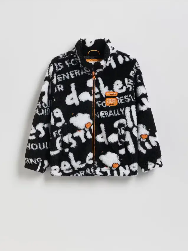 Giacca Sherpa - nero