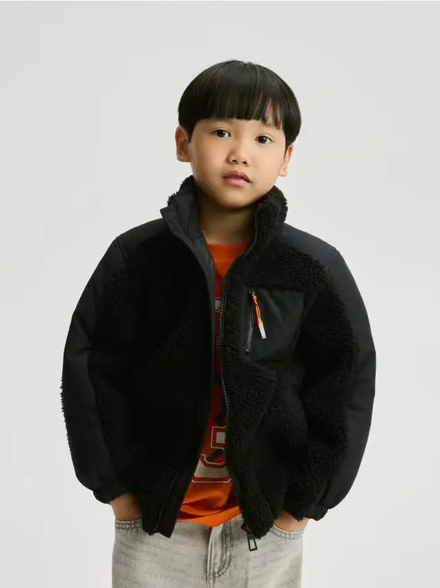 Giacca Sherpa - nero