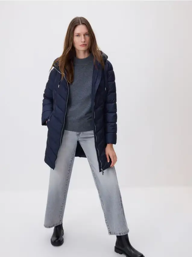 Giacca trapuntata - blu scuro