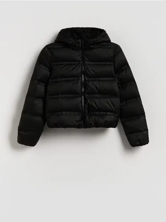 Giacca trapuntata in piumino - nero