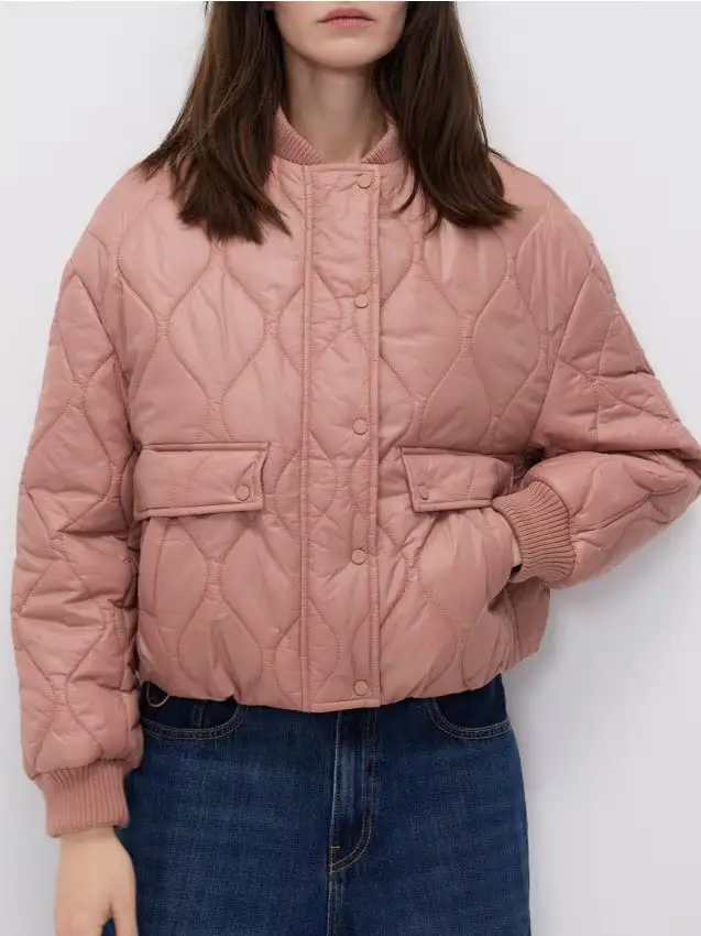 Giacca trapuntata - malva